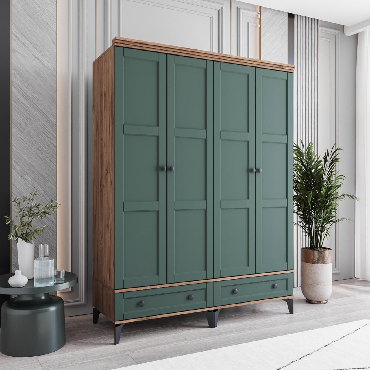 4 kapılı elbise dolapları 